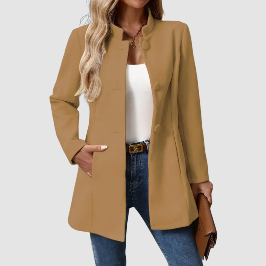Modique™ - Elegant & Tidlös Kappa med Ståkrage