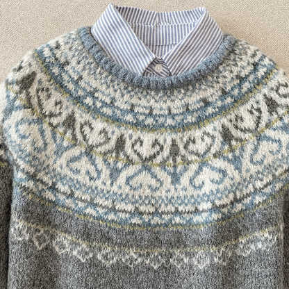 Luxe™ | Chic Vintage Stickad Tröja