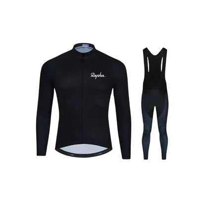 Rapha | Ensemble de Cyclisme Professionnel à Manches Longues – Version Doublée Polaire