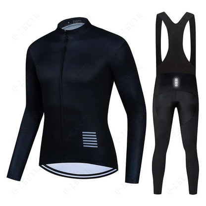 Ensemble de Cyclisme à Manches Longues – Version Doublée Polaire