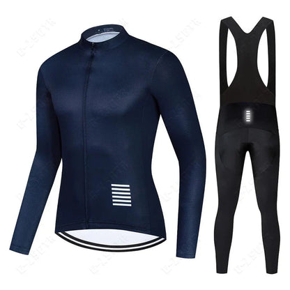Ensemble de Cyclisme à Manches Longues – Version Doublée Polaire