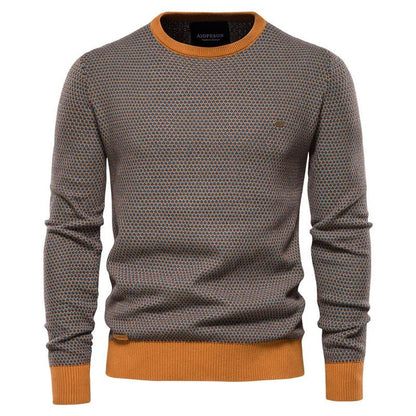 Steinmann | Herrpullover med Rutmönster