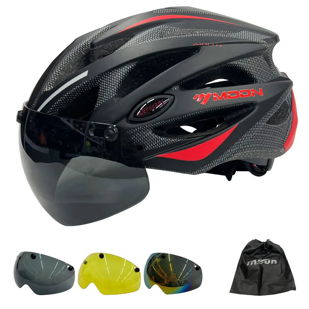 Moon | Casque de vélo PRO avec visière intégrée