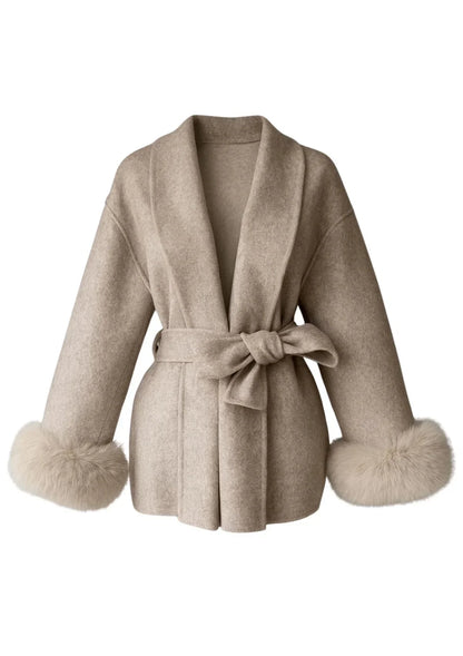 Arctic Grace | Elegant jacka i ull