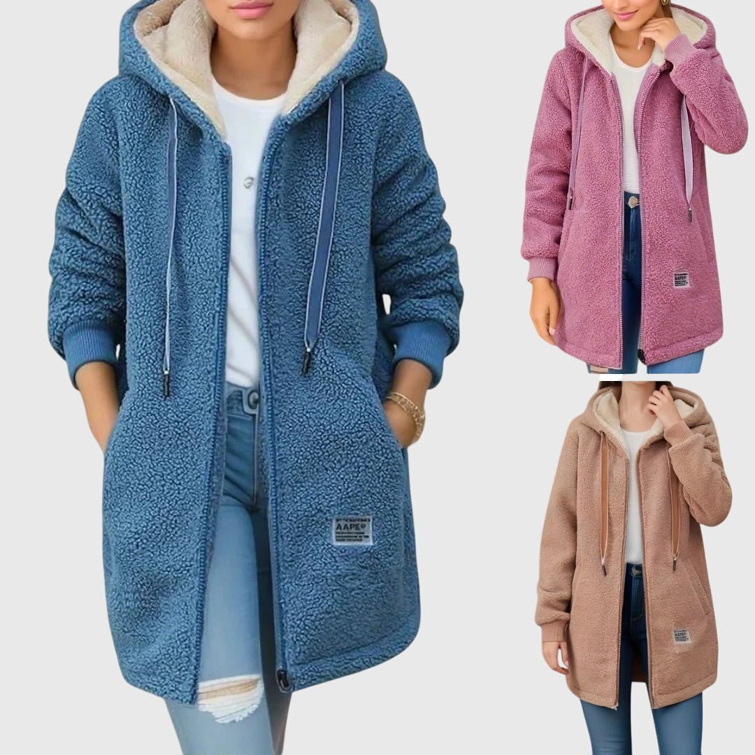 Glistra™ - Kvinnors Teddyfleecejacka – Bekväm & Stilfull