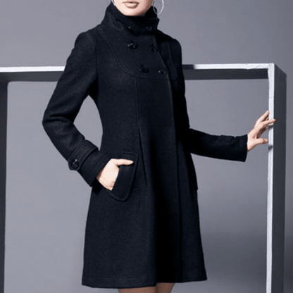 Solvara™ - Elegant Jacka med Didfickor och Huva