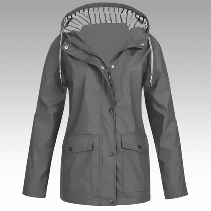 Therese™ - Vattentät Jacka - Elegant Design & Ultralätt Komfort för Alla Väder